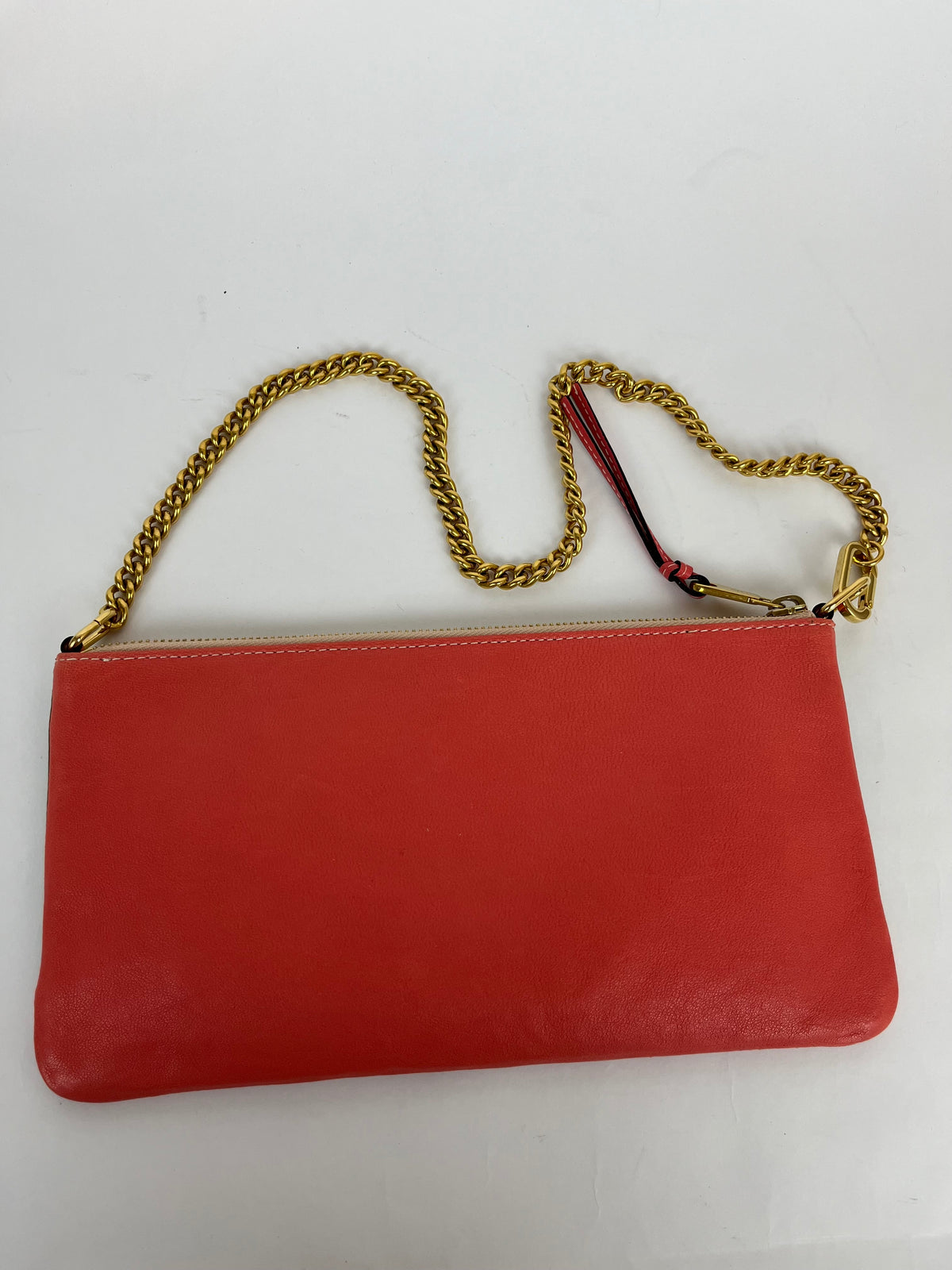 Chloé leren envelope clutch