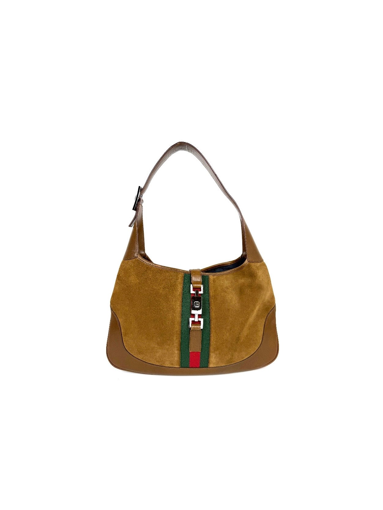 Gucci Jackie in brown suede
