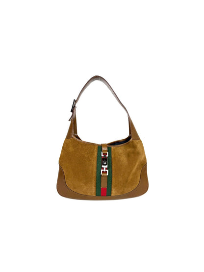 Gucci Jackie in brown suede