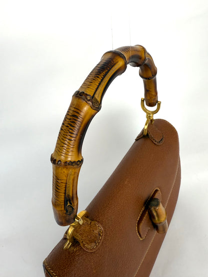 Gucci Bamboo Leather Handbag