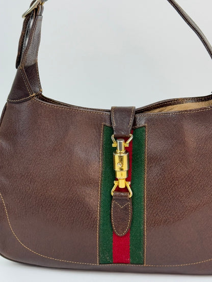 Gucci Jackie Sherry Line Handbag