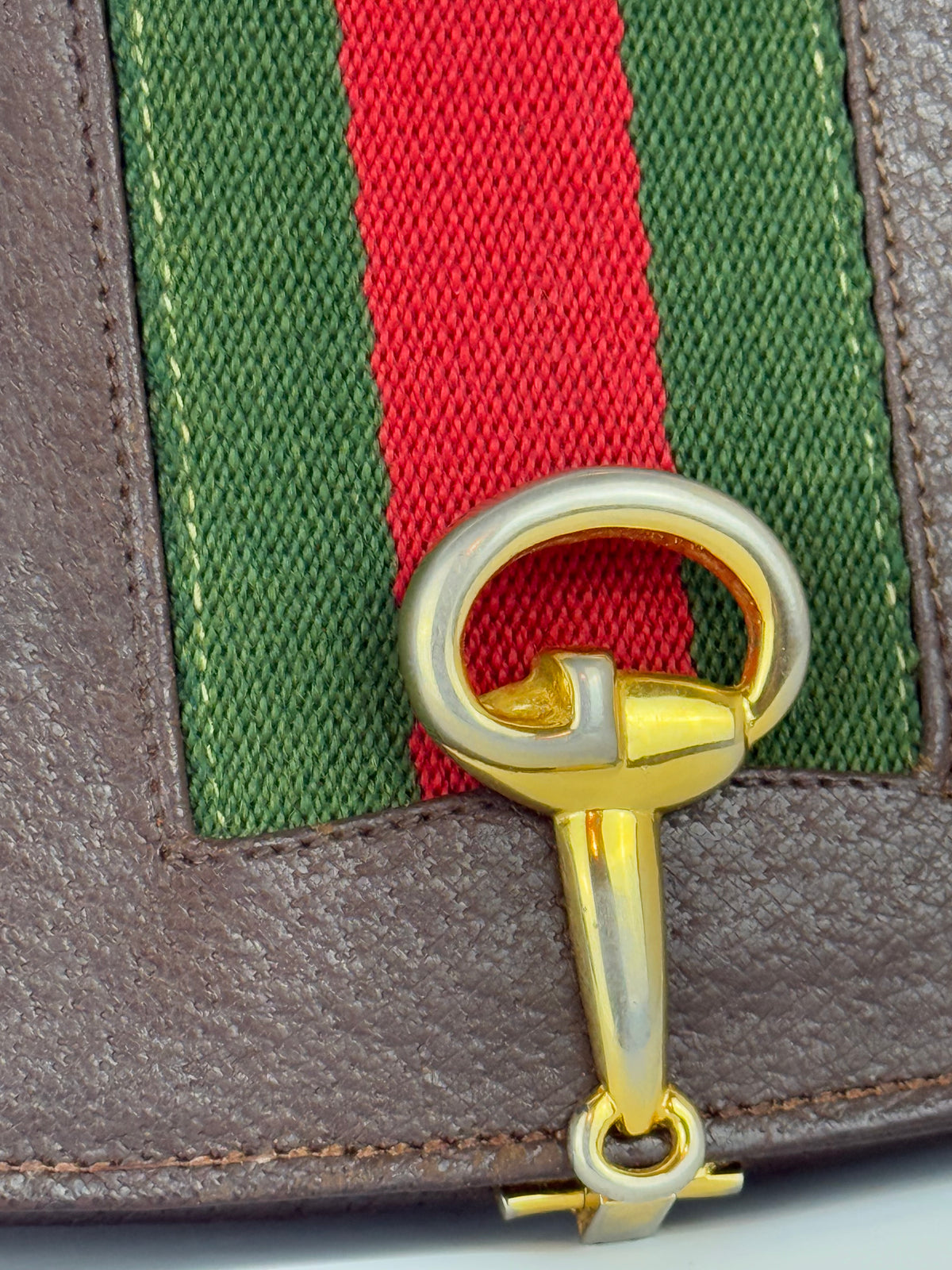 Gucci Sherry Line leren tas met horsebit-hardware