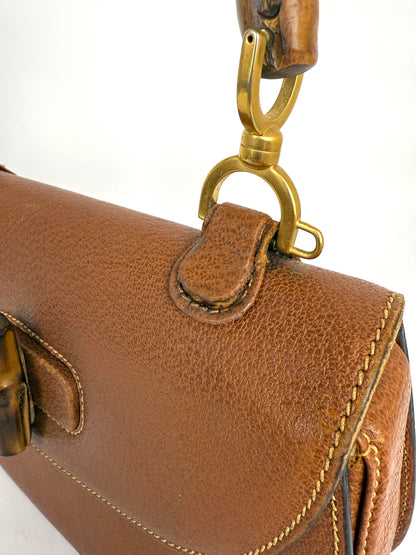 Gucci Bamboo Leather Handbag