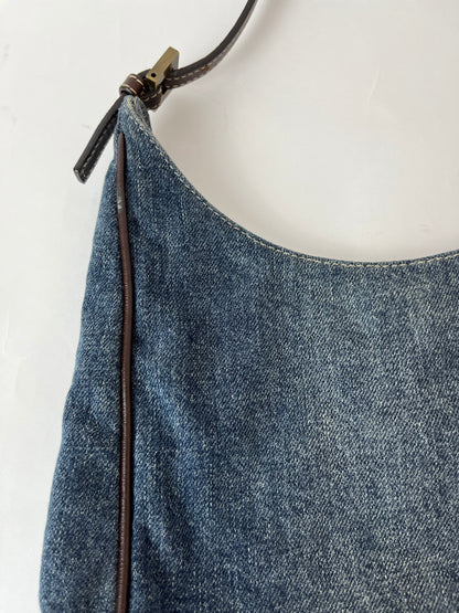 Fendi denim 8BR158 Shoulder Bag