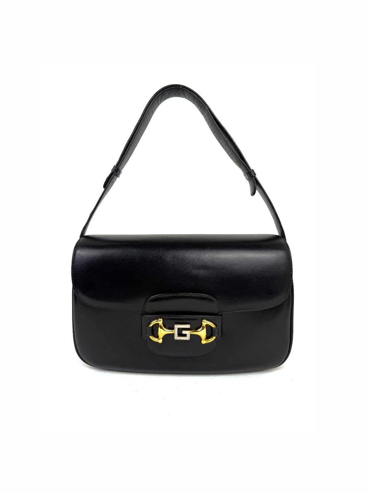 Gucci Horsebit 1955 Bold G in black leather