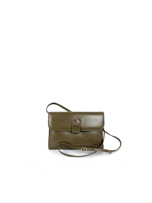 Gucci Interlocking GG Crossbody Bag in khaki