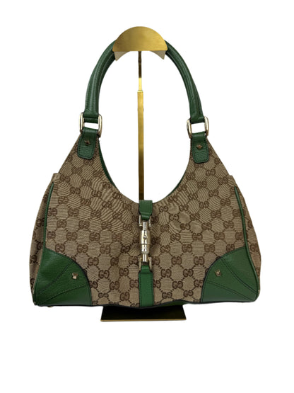 Gucci New Jackie GG canvas x leather