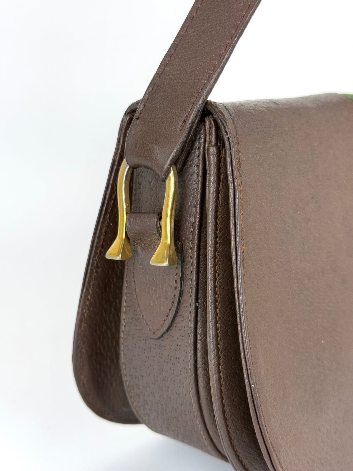 Gucci Sherry Line leren tas met horsebit-hardware
