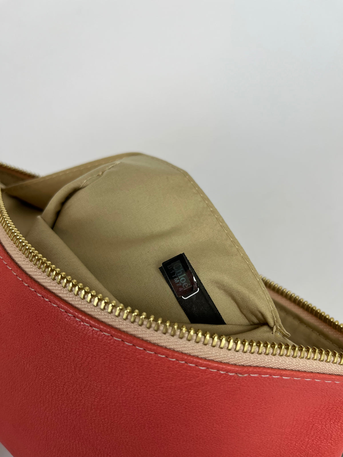 Chloé leren envelope clutch