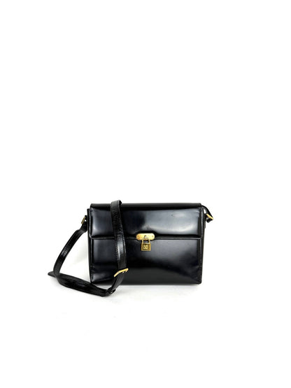 Valentino Garavani Vsling Black Leather Crossbody Bag