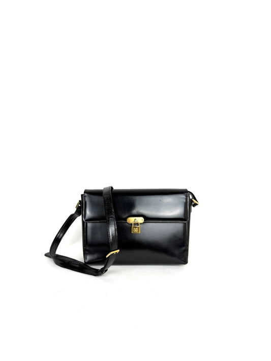 Valentino Garavani Vsling Black Leather Crossbody Bag
