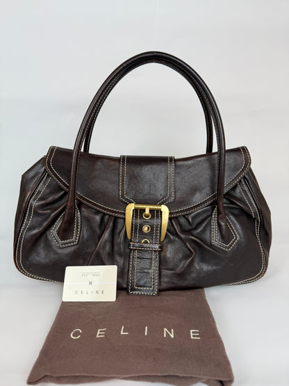 Celine Leather Shoulder Bag