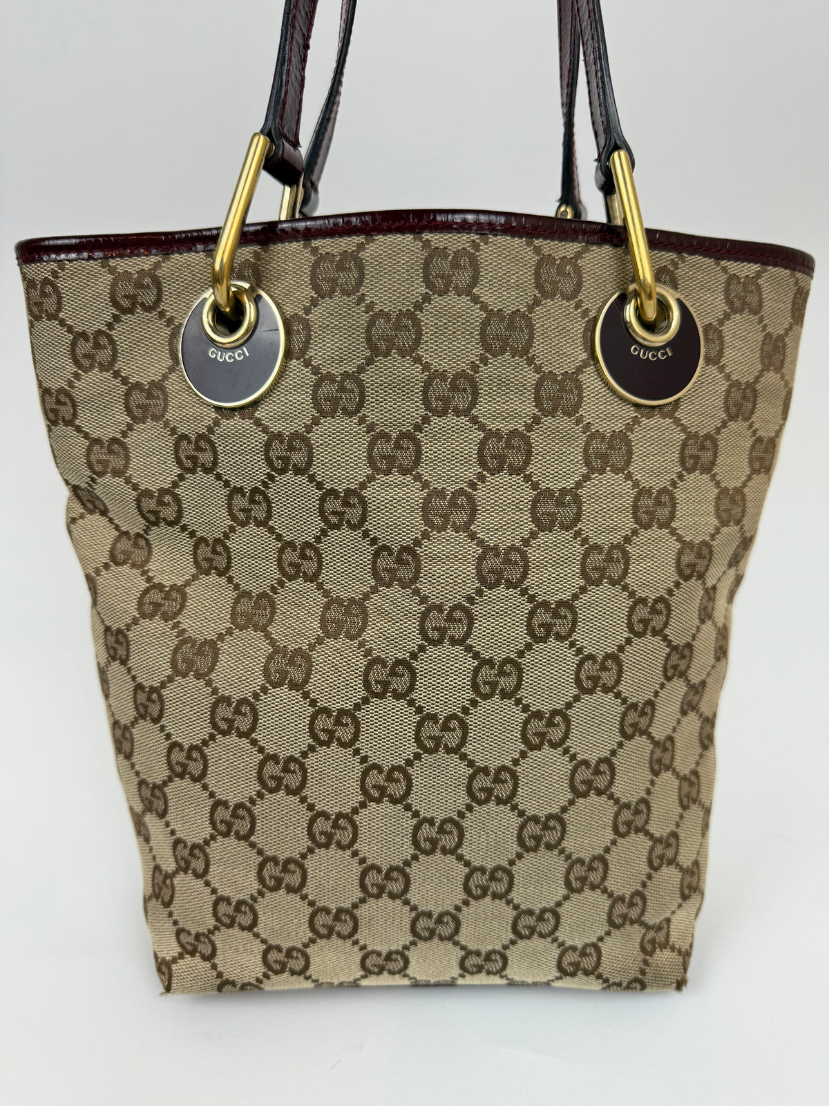 Gucci GG canvas one-shoulder bag