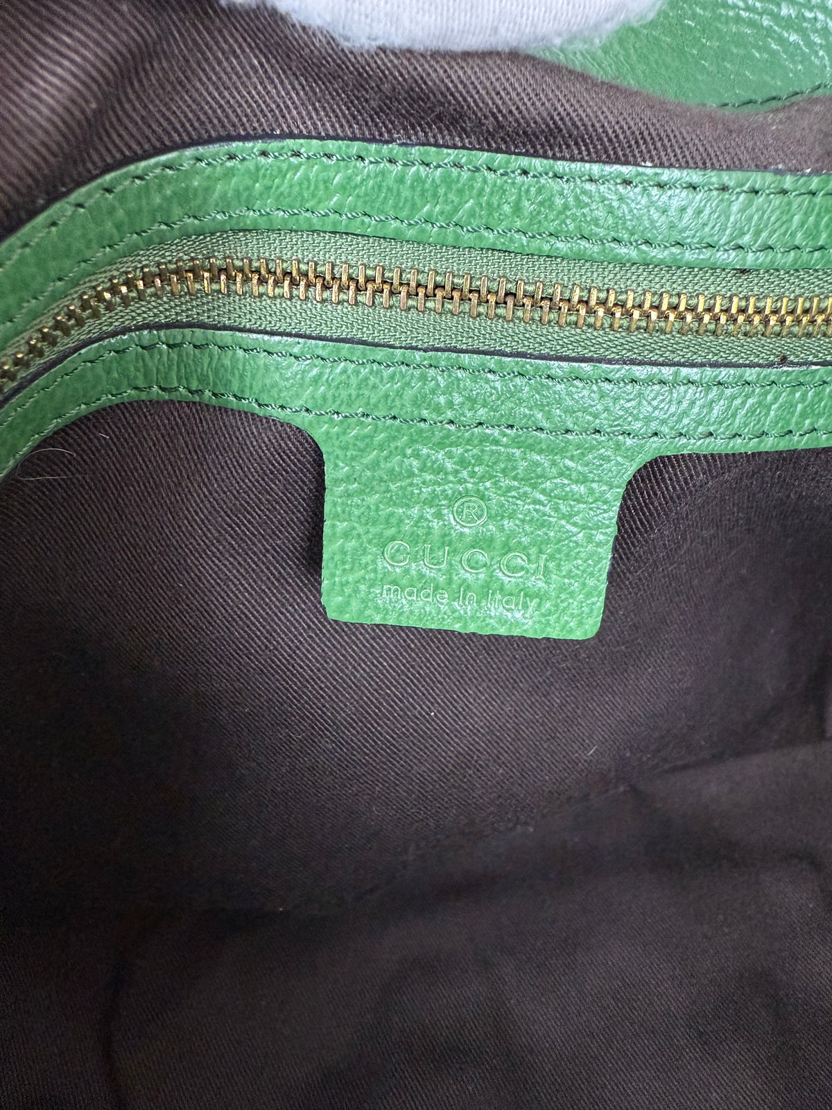 Gucci New Jackie GG canvas x leather