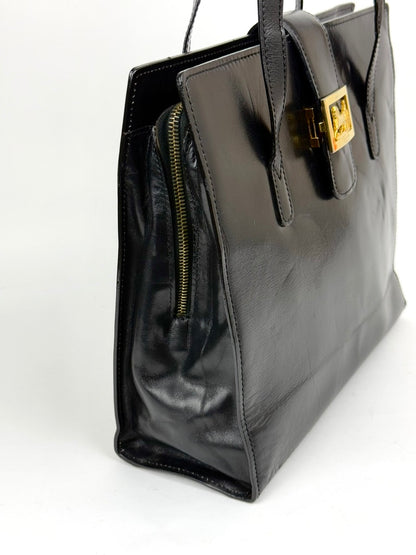 Celine Leather Tote Bag