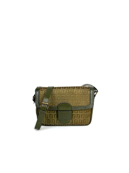 Fendi Monogramma FF Zucca Shoulder Bag