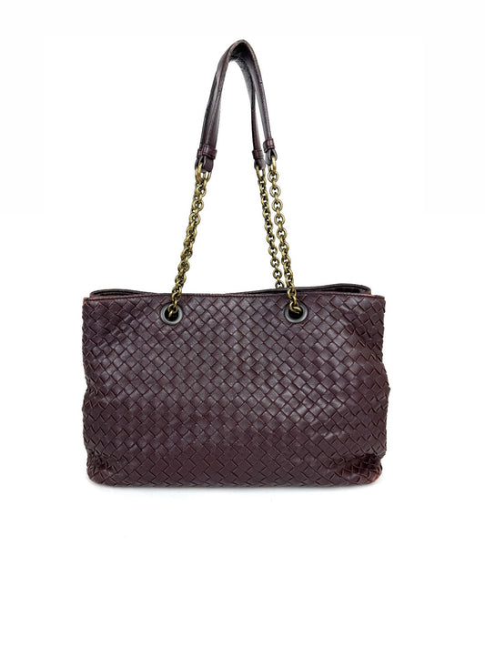 Bottega Veneta Intrecciato Chain Tote Medium