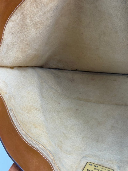 Prada Leather Brown Tote Bag