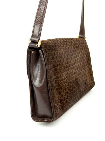 Gucci GG suède tas met horsebit-hardware