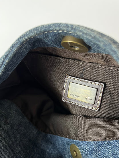 Fendi denim 8BR158 Shoulder Bag