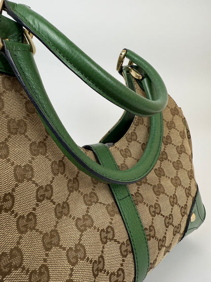 Gucci New Jackie GG canvas x leather