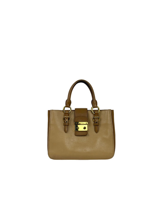 Miu Miu Madras Bicolore Handbag