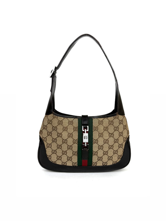 Gucci Small Jackie Handbag in GG canvas