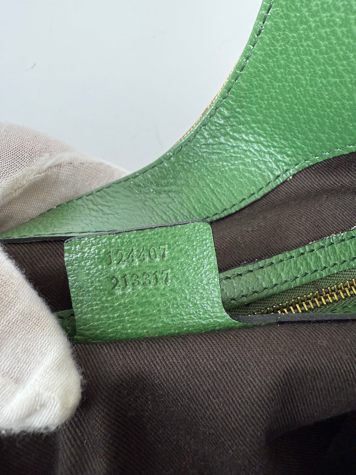 Gucci New Jackie GG canvas x leather