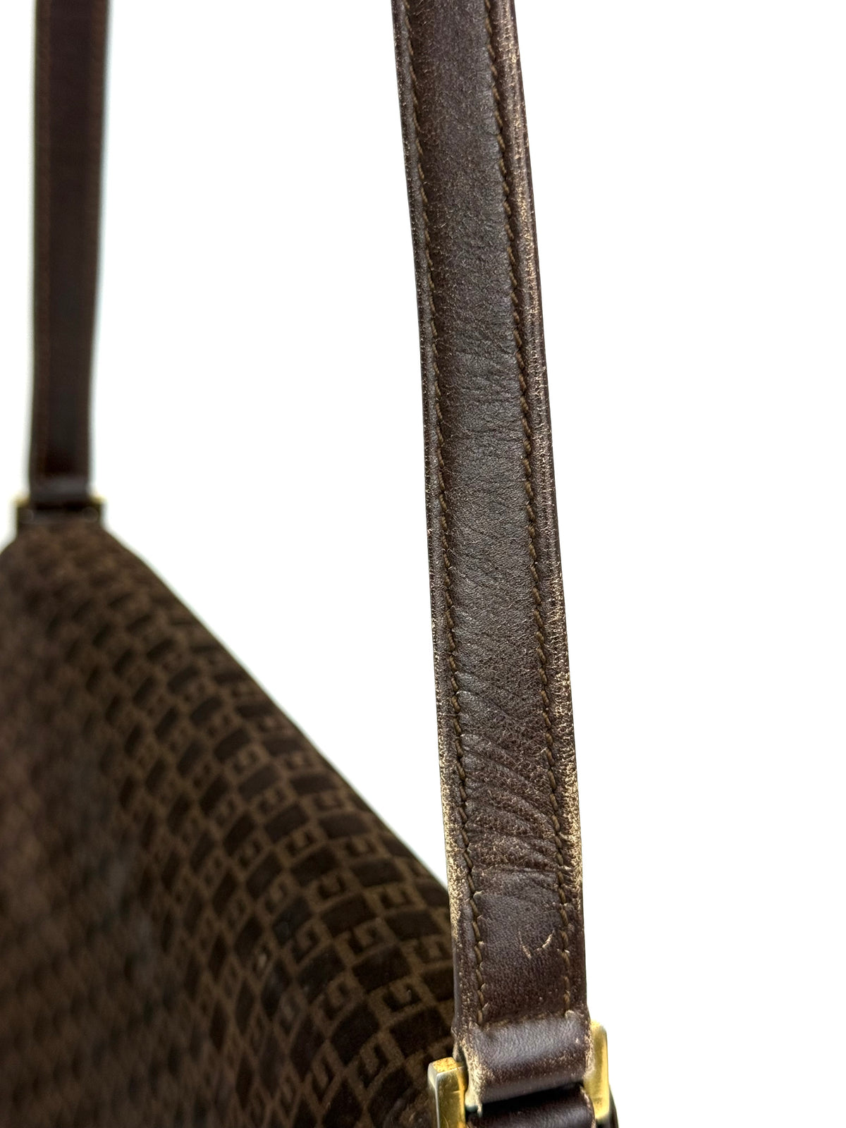 Gucci GG suède tas met horsebit-hardware