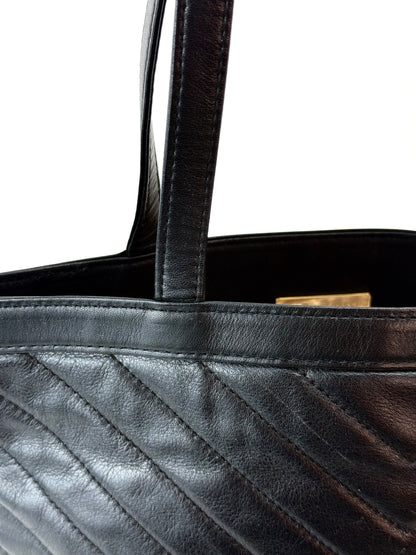 Yves Saint Laurent Quilted Tote Bag