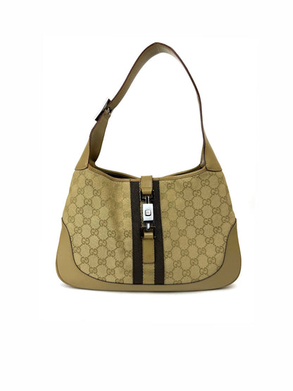 Gucci Jackie GG Beige Canvas