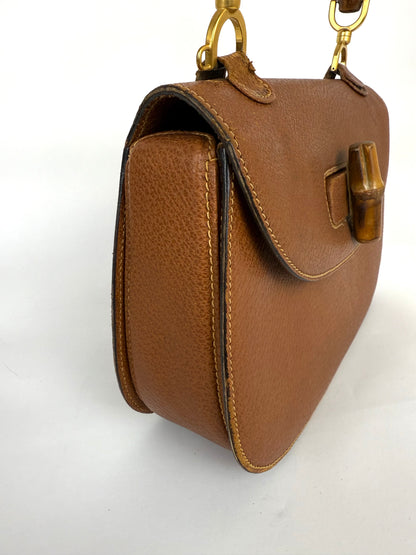 Gucci Bamboo Leather Handbag