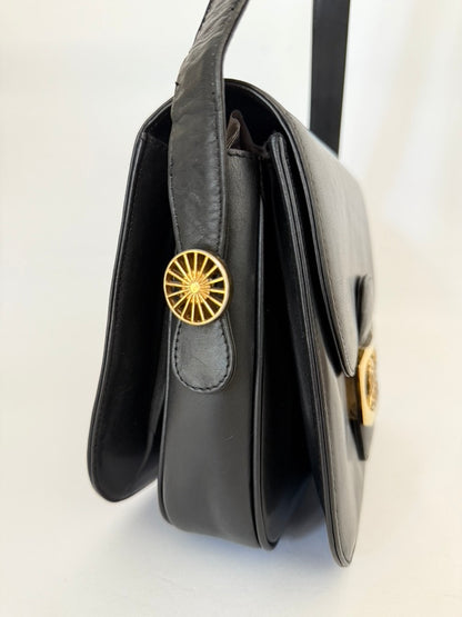 Celine Vintage Shoulder Bag with Horse Carriage Clasp