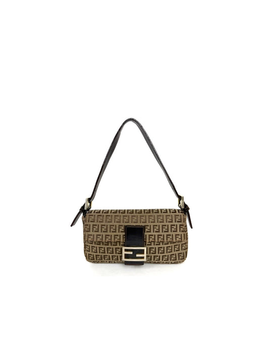 Fendi Zucchino Canvas Baguette