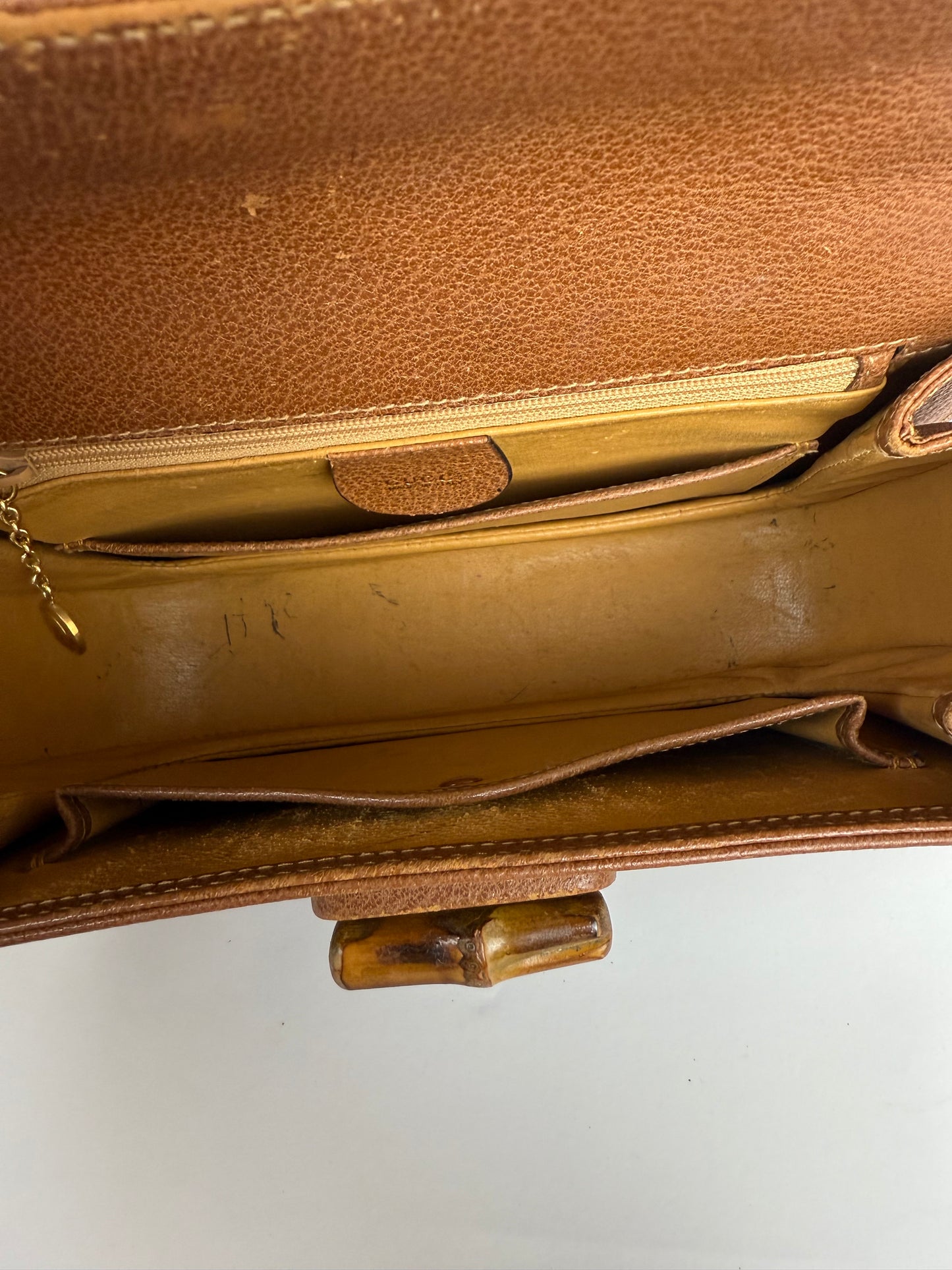 Gucci Bamboo Leather Handbag