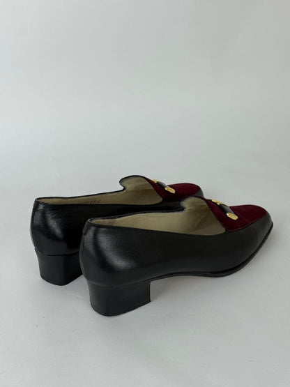 Bally suede top loafers - size 37.5