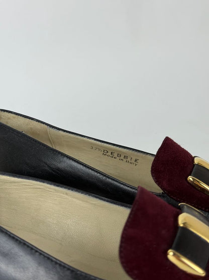 Bally suede top loafers - size 37.5