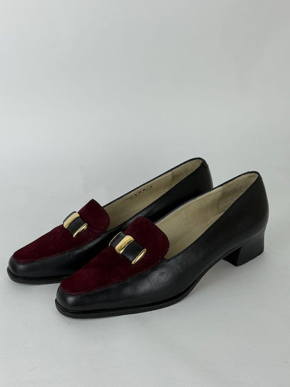 Bally suede top loafers - size 37.5