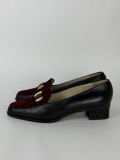 Bally suede top loafers - size 37.5