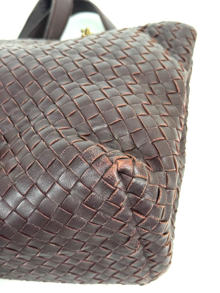 Bottega Veneta Intrecciato Chain Tote Medium
