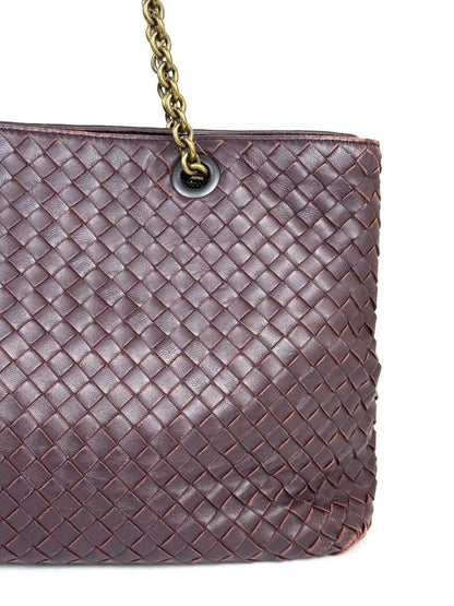 Bottega Veneta Intrecciato Chain Tote Medium