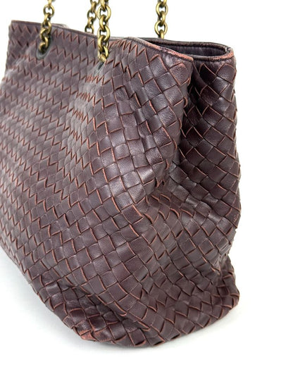 Bottega Veneta Intrecciato Chain Tote Medium