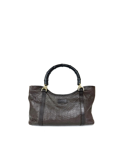 Gucci Guccissima Bamboo Tote Bag