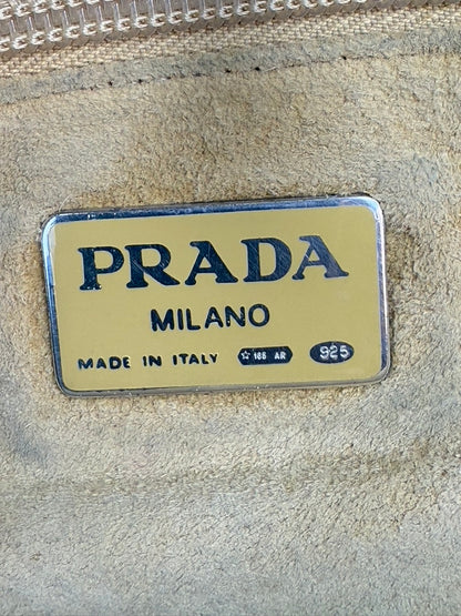 Prada Leather Brown Tote Bag