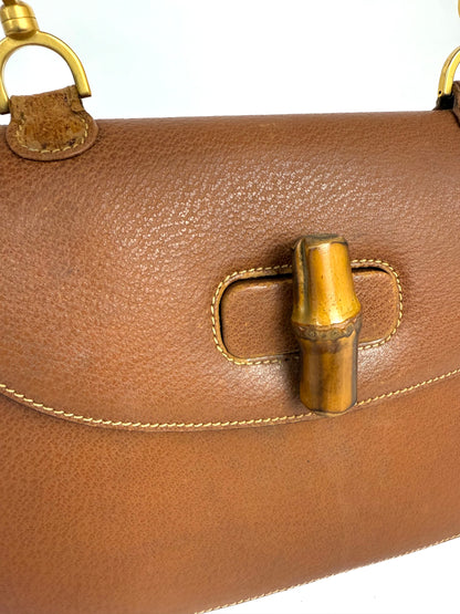 Gucci Bamboo Leather Handbag