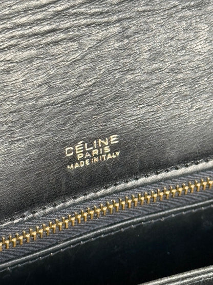 Celine Vintage Shoulder Bag with Horse Carriage Clasp