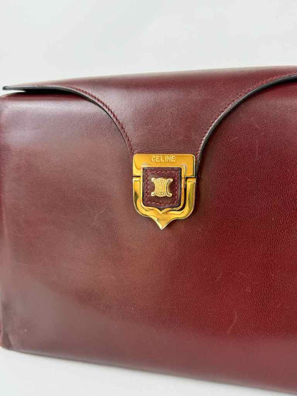 Celine Shoulder Bag in Bordeaux