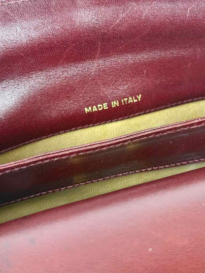 Celine Shoulder Bag in Bordeaux