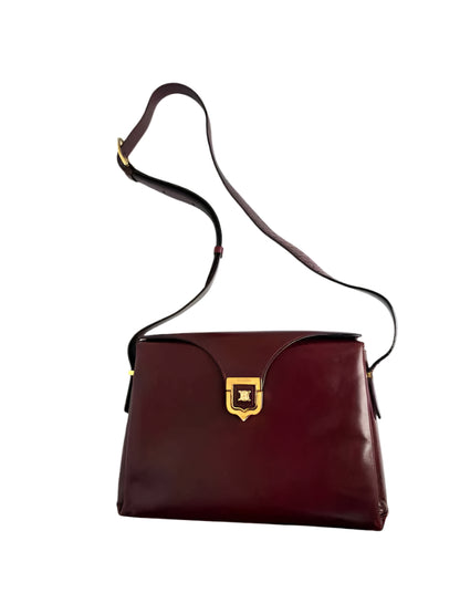 Celine Shoulder Bag in Bordeaux