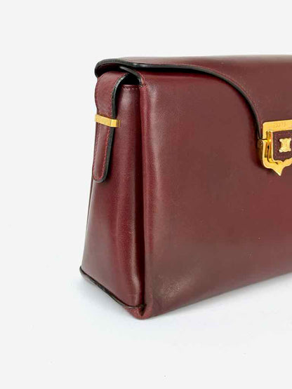 Celine Shoulder Bag in Bordeaux